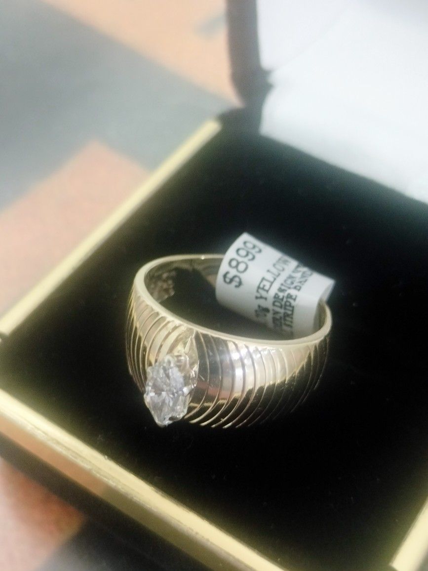 Marquise Cut Diamond Ring