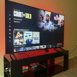 55” Vizio TV w/ LED TV stand (MASSIVE DISCOUNT)