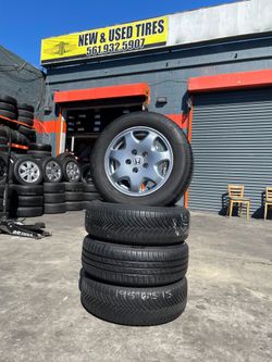 RIMS FOR HONDA CIVIC SIZE 15 TIRES ARE 195/65/15