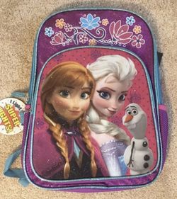 Disney Frozen Light up Backpack NWT