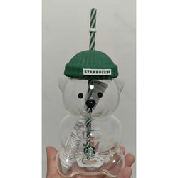 Starbucks 2025 Viral Glass Bear Cup !!!!! 