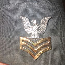 Authentic petty officer muster hat