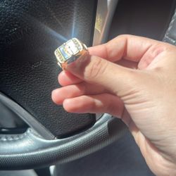 gold 14k ring san judas 