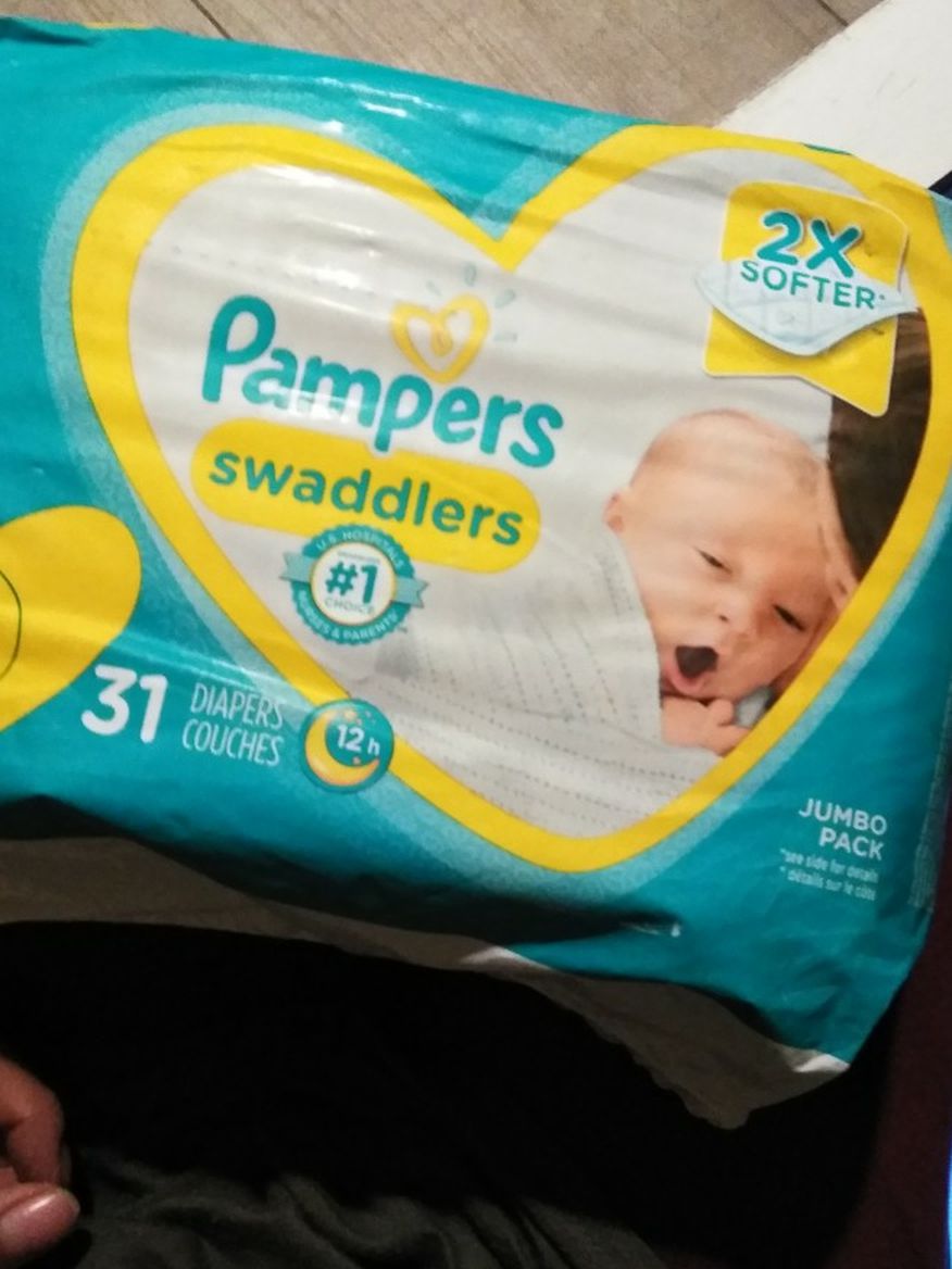 Pampers Swaddles Newborn Size 31 Pack