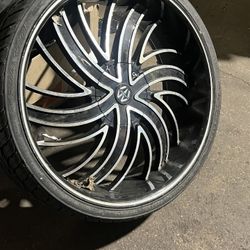 24 Inch Rim. Ebay wants a lot Just for 1. Looking For The Best Offer. 