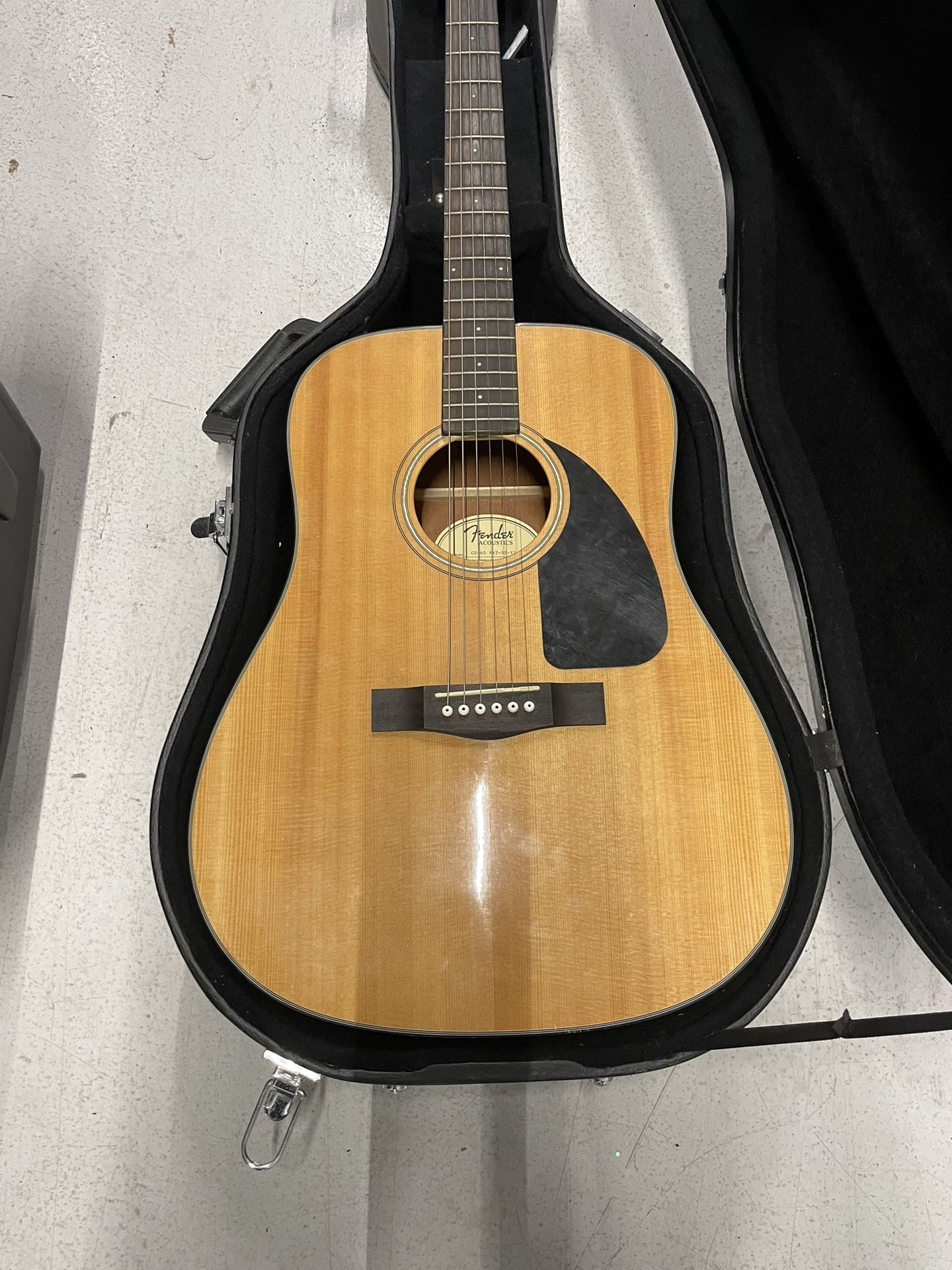 Fender Guitar With Case.