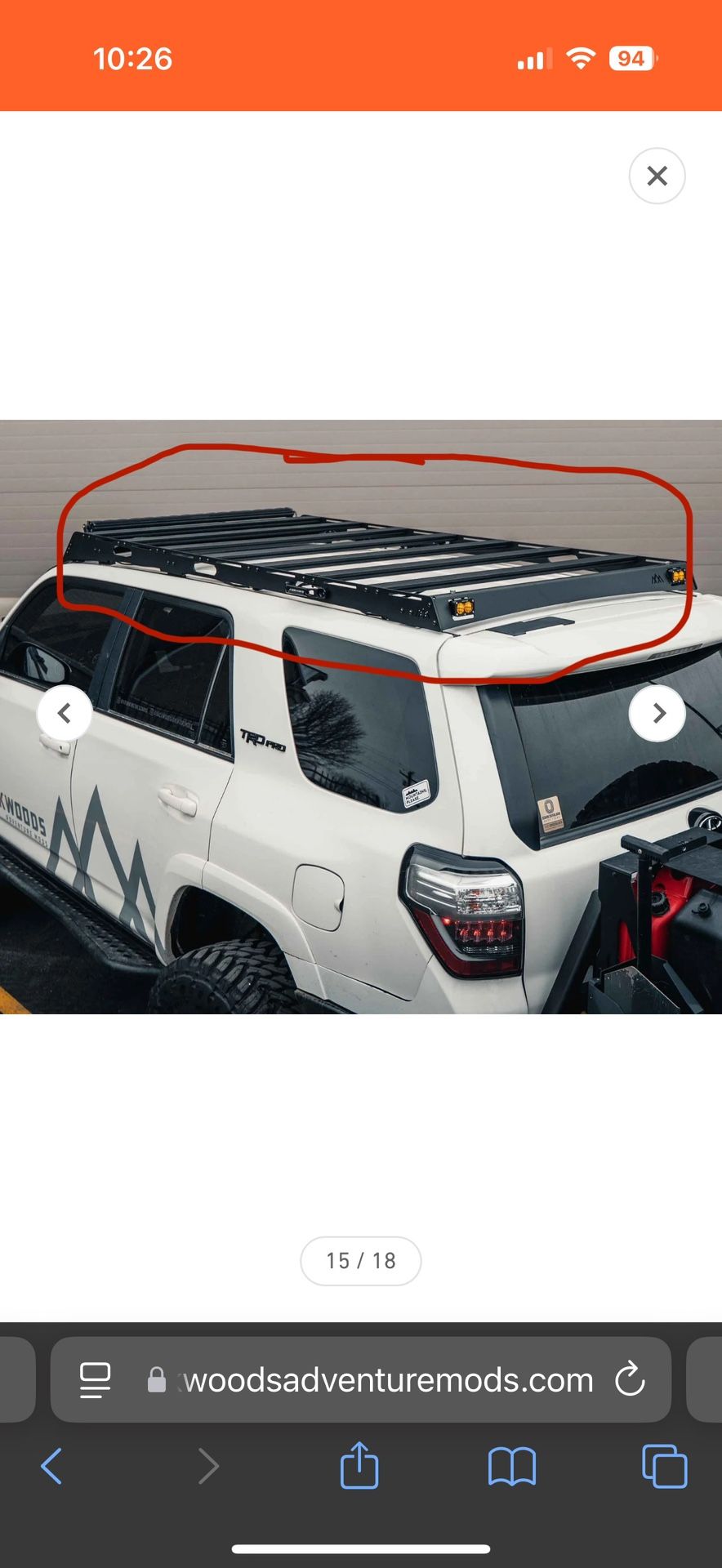 Toyota 4runner Roof Rack