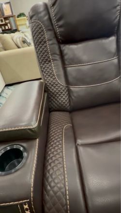 Beautiful Quality Beige Stitching on Chocolate Brown Quality Leather