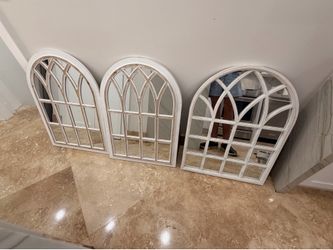 Three Decorative Mirrors $60