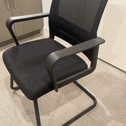 Office Chair & 2 Shelf Office Desk