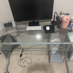 Office Desk Glass top 