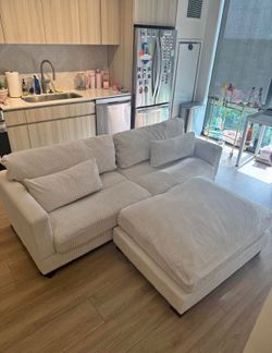 White couch