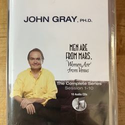 JOHN GRAY Secrets To Successful Relationships Complete 10 Audio CDs *NEW* MINT 