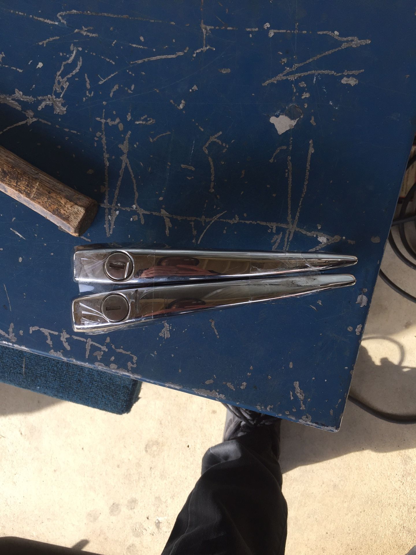 Vw bug door handles with key