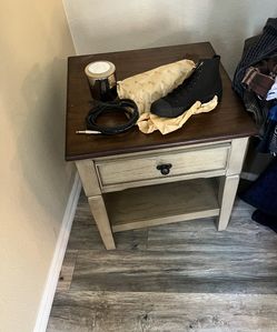 Side table with storage