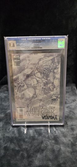 Wolverine #1 CGC 9.8 Marvel Variant Sketch Cover