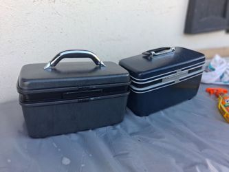 Samsonite 2pc.Silhouette hygiene & under garments case 1987 vintage made in the usa 🇺🇸