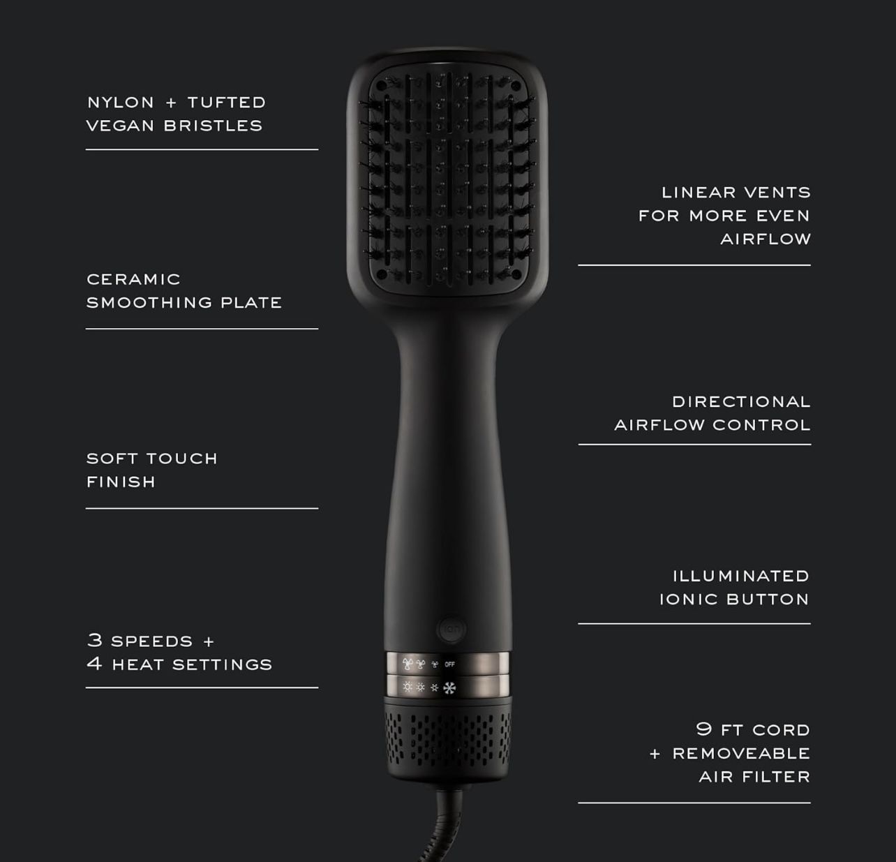 Kristin Ess The Blowout Set - Blow Dryer Brush, Blow Dry Spray,