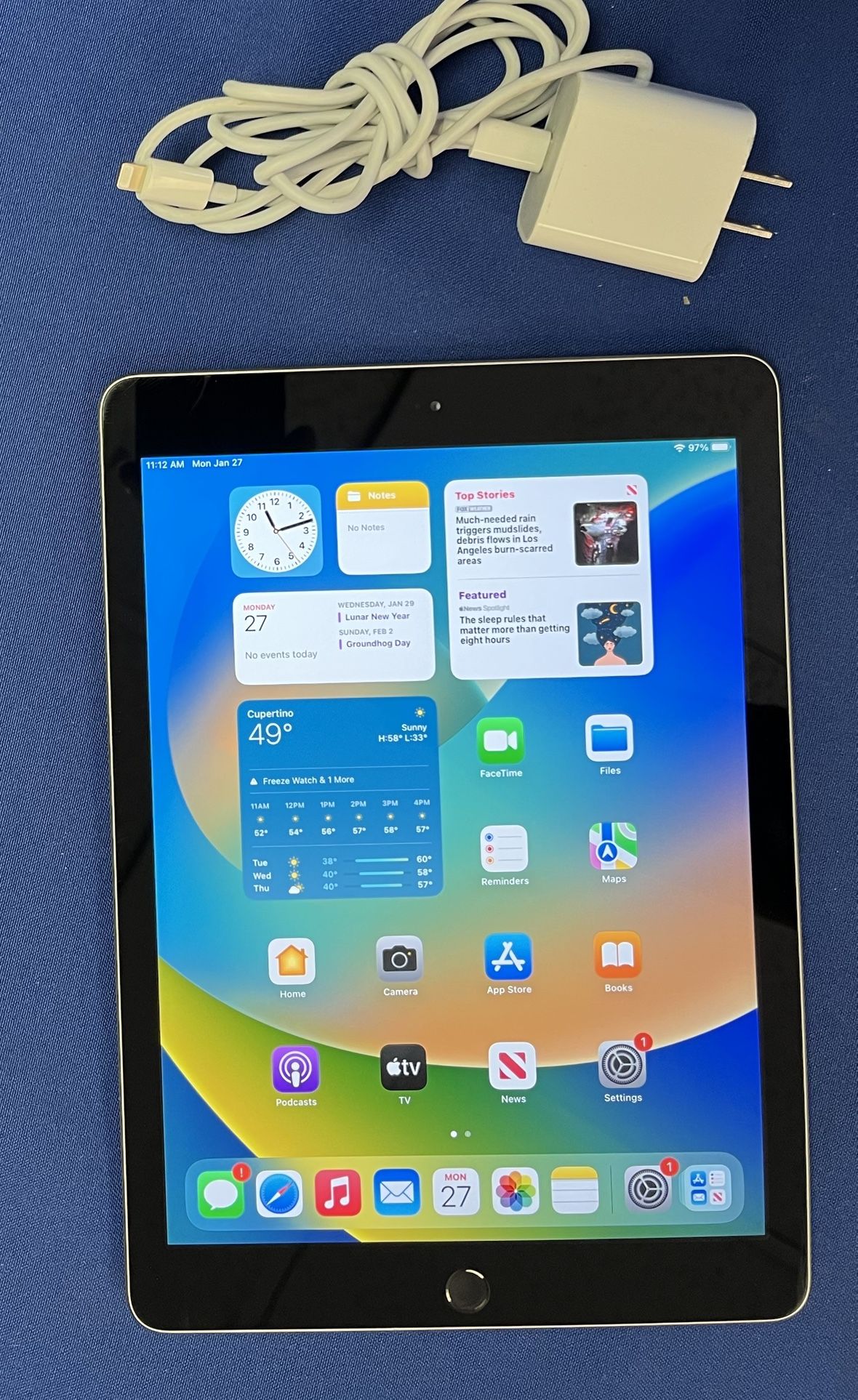 iPad 5th Gen 128 Gb - OS 16.7”