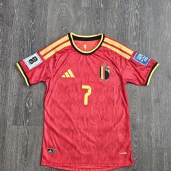 2026 World Cup Belgium Home Player

Version Jersey DE BRUYNE #7 Adult Small
