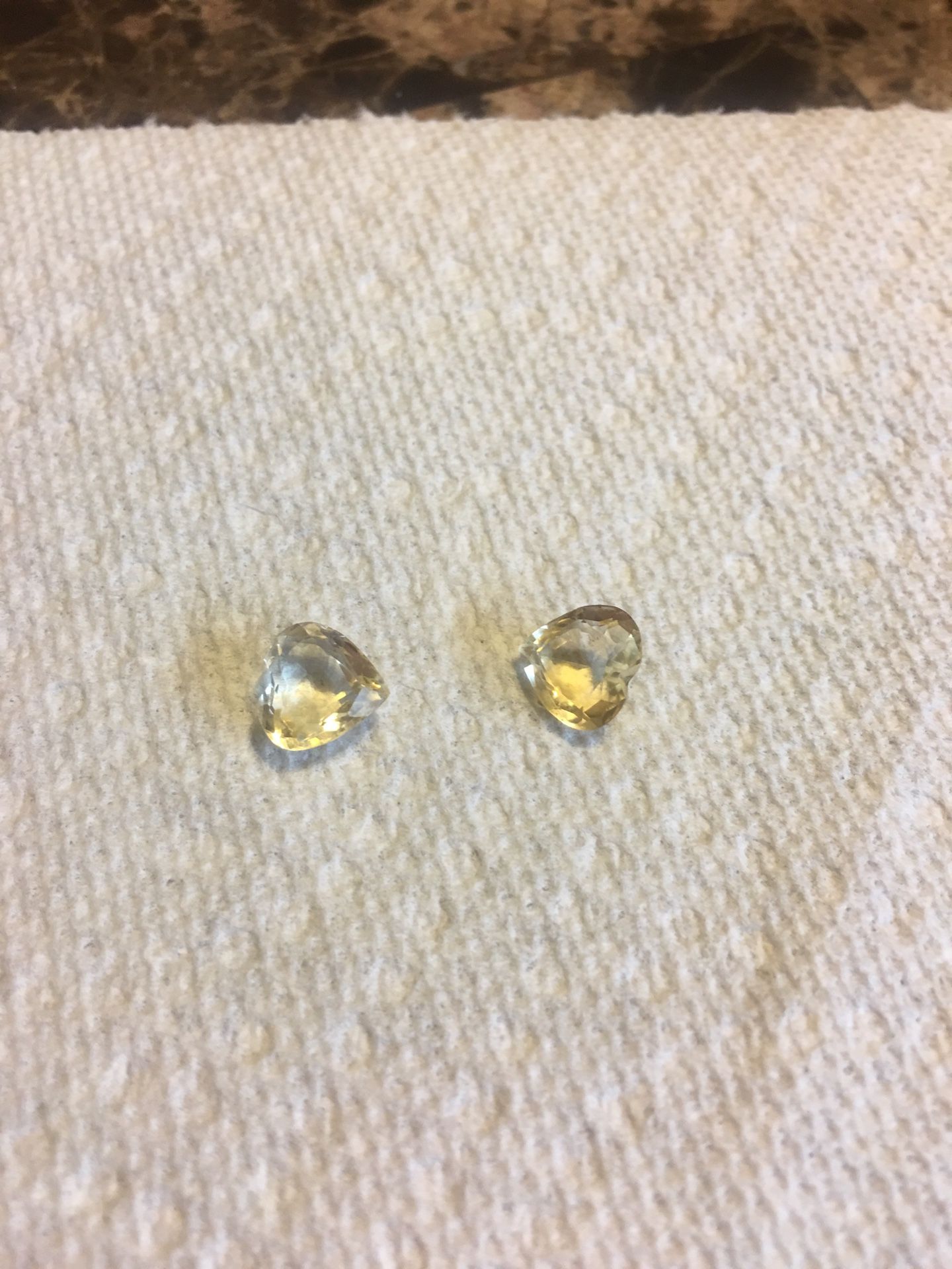 Pair of citrine