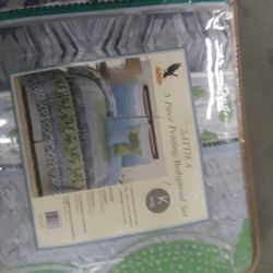 Sattika 5pc Printed Bedspread Set King