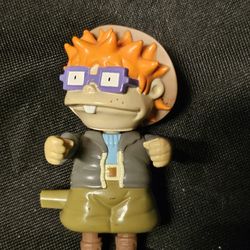 1998 Safari Chuckie 3.75" Burger King Wind-Up Action Figure Rugrats Movie