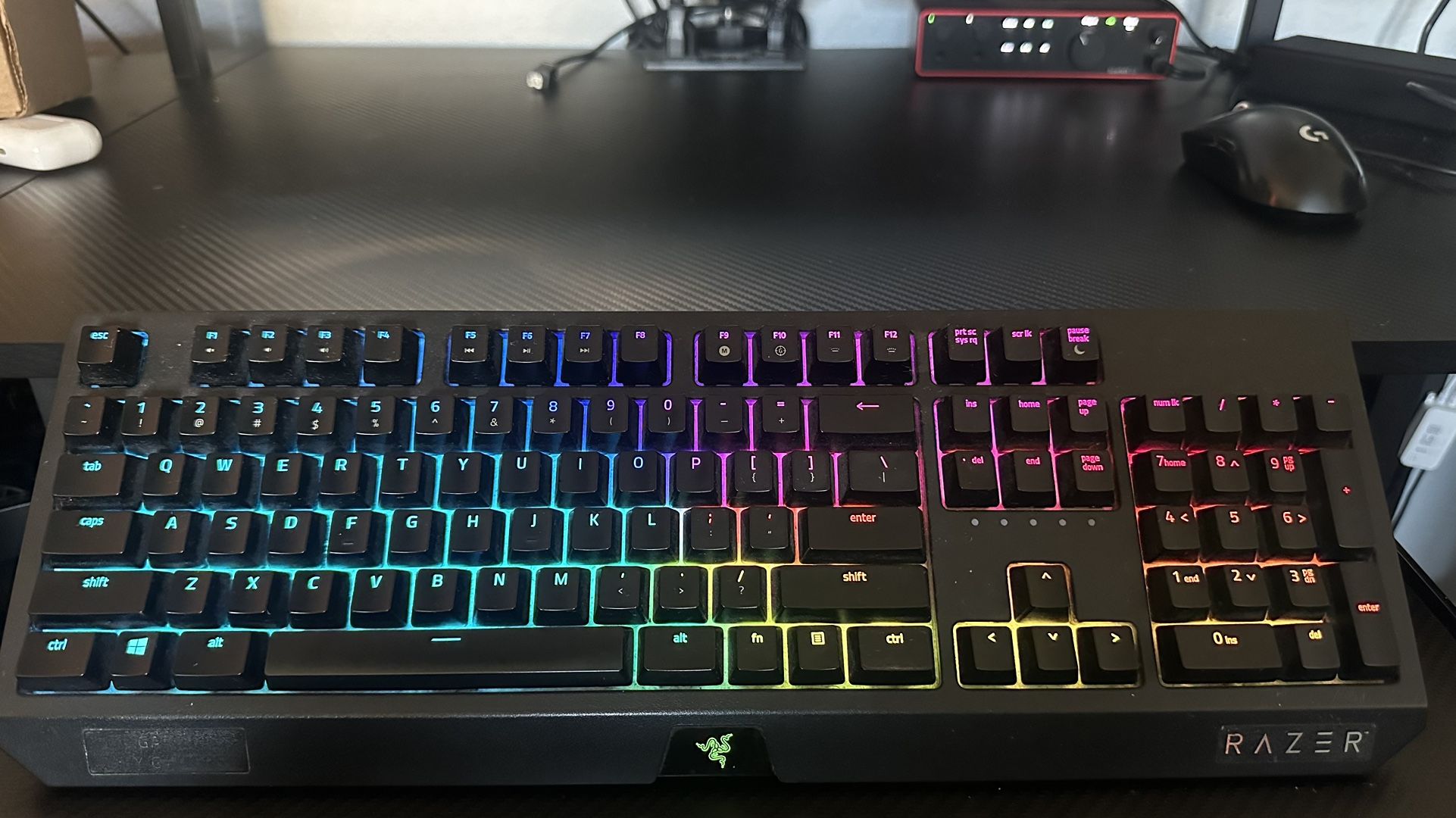 Razer Black widow Mechanical Gaming Keyboard 2019 - RGB Chroma, Green Switches