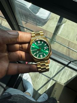 Citizen Tsuyosa Automatic Green Dial Gold-Tone – Box included