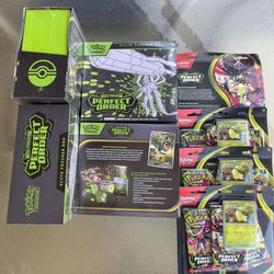 Pokemon Perfect Order ETB Elite Trainer Box and 3-pack Blister TCG  Cards New