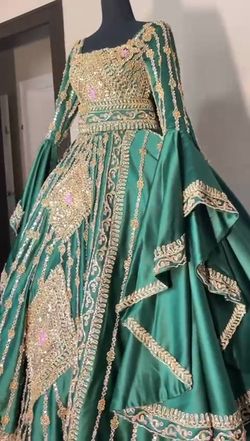 Green Henna Gown