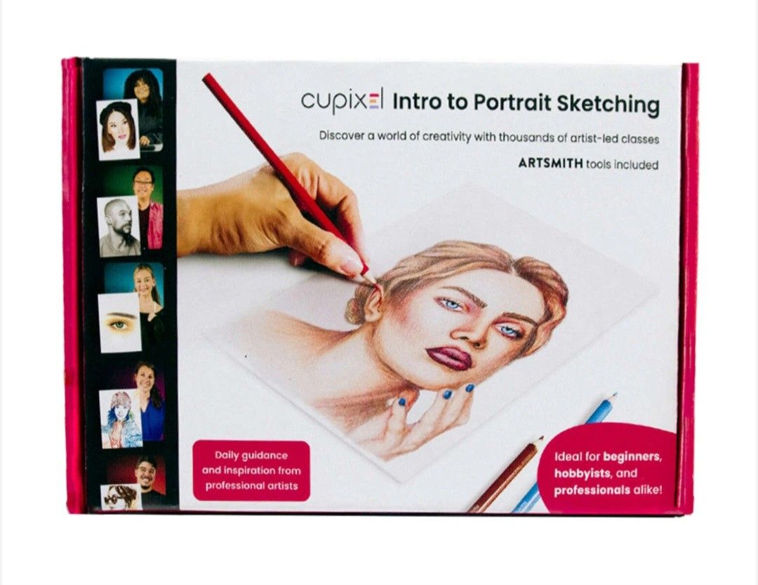 11" x 8" Introduction To Portrait Sketching Set by Cupixel