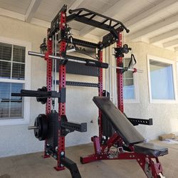 Functional Trainer / Squat Rack | Set of Weights | Adj Bench | Advance barbell | FREE DELIVERY 🚛