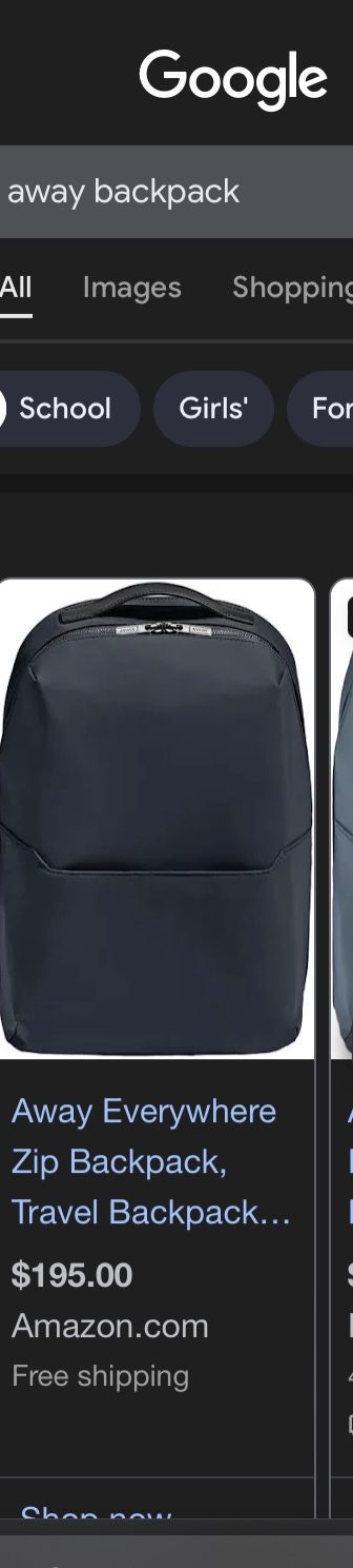 Away Suit Case And Backpack Brand New