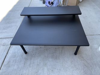 Black Adjustable Hutch