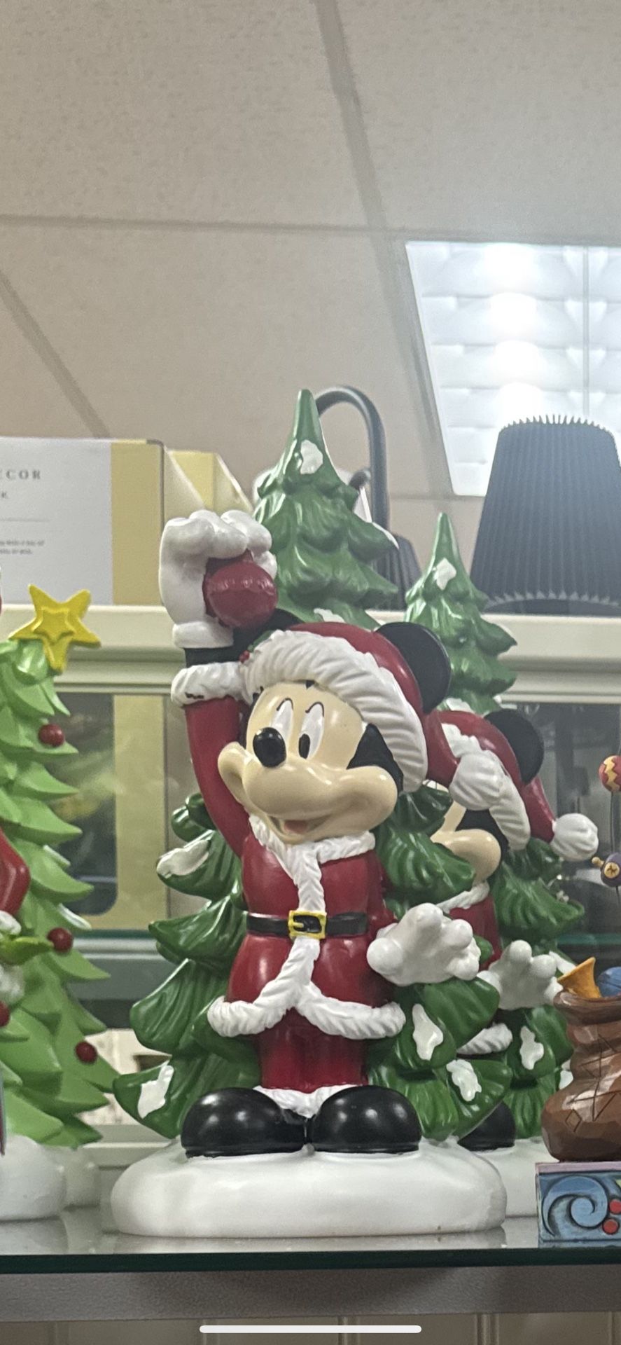 Mickey Christmas Statue
