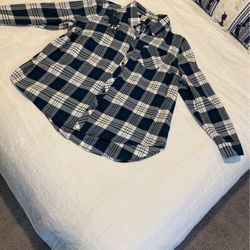 New Plaid Embroidered Long Sleeve Shirt