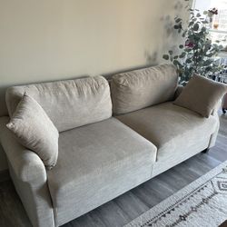 Beige Tan Couch 