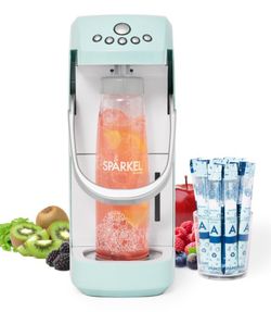 Spärkel Beverage System New in the box - unopened - carbonation machine, one 750ml reusable bottle, ten carbonator packets,