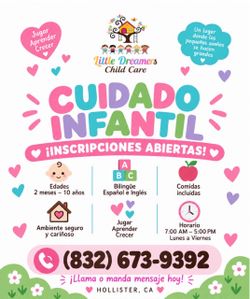 Licensed Daycare in Hollister – Openings Available