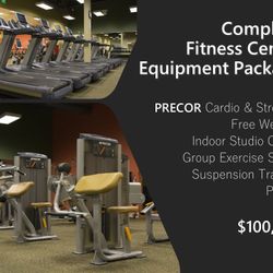 Complete Fitness Center Precor Gym Equipment Package for Sale