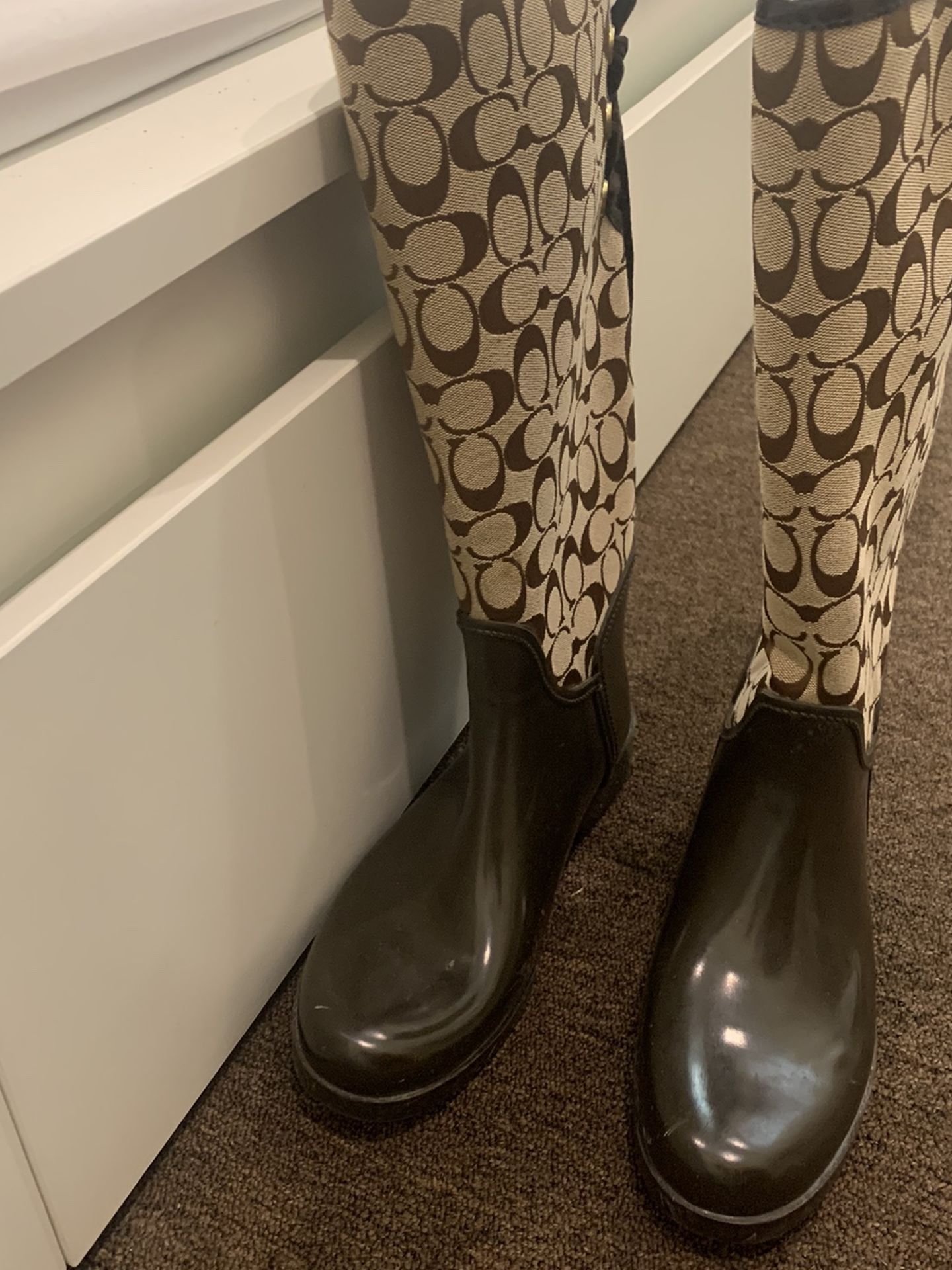 New coach rain boots for women!