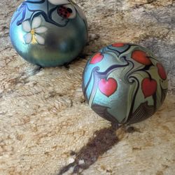 Orient +Flume Glass Art Paperweights