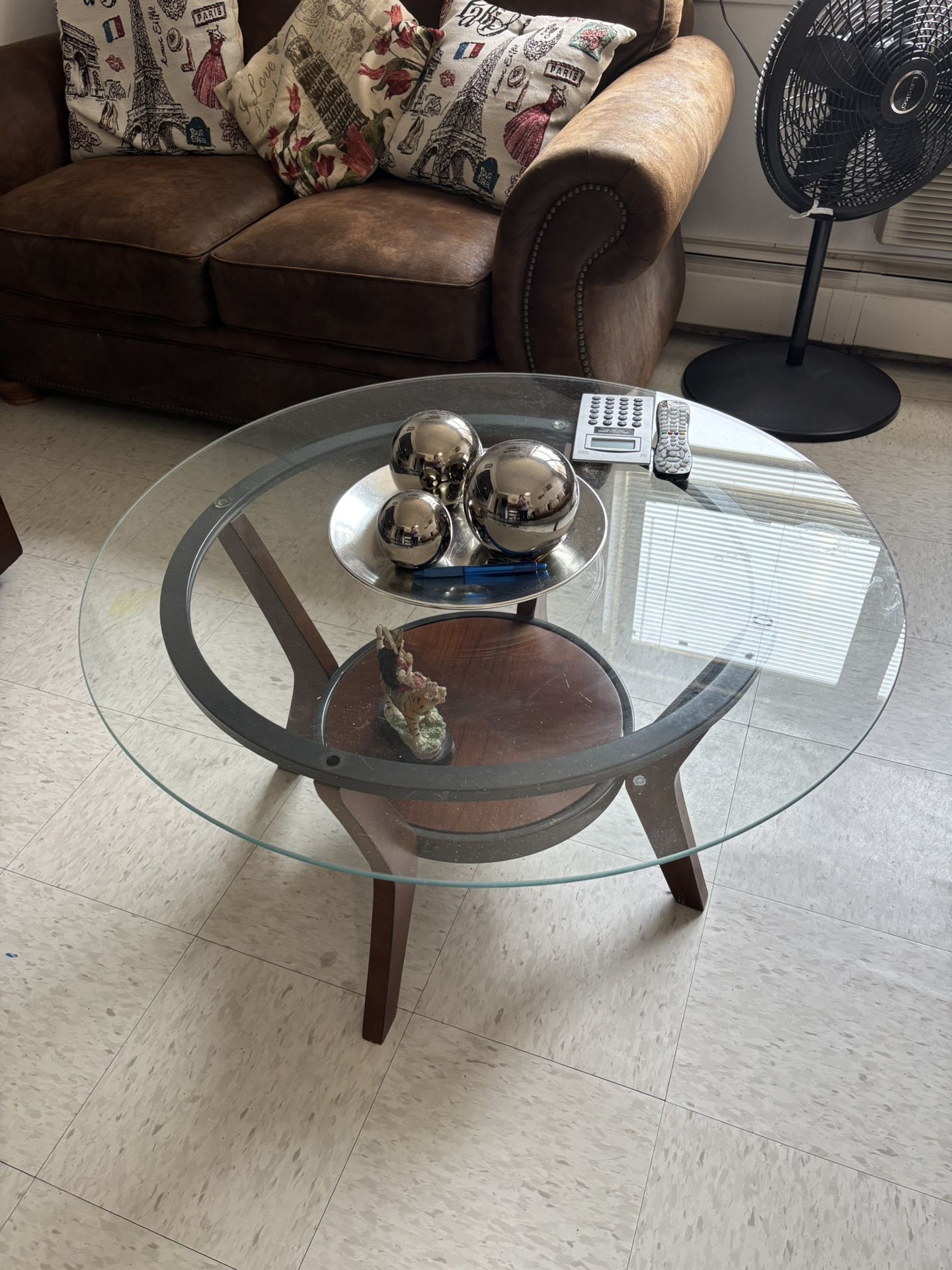 Glass Top Coffee Table
