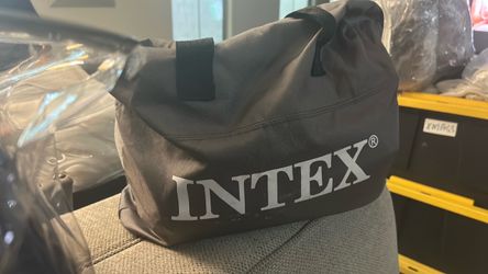 Intel inflatable camping  bed, $25