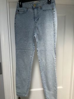 Light Wash Acid Wash Skinny Jeans size 9/10