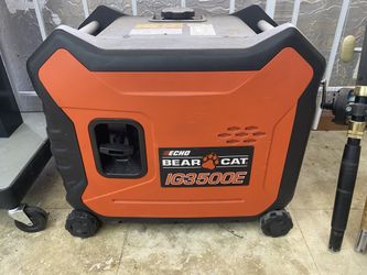 Echo Bear Cat IG3500E Quite Gas Powered Generator