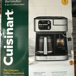 Cuisinart Coffee Center 12 Cup 4-in-1 Combination Espresso and Coffeemaker Stainless Steel