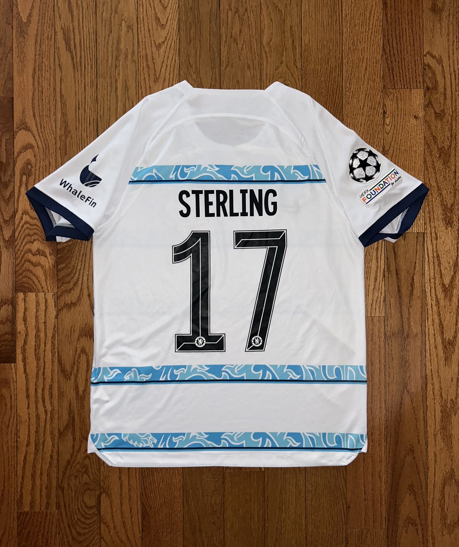 Raheem Sterling Chelsea FC 2022/23 UCL Nike Jersey Size XL