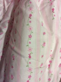 Baby crib skirt and baby brush